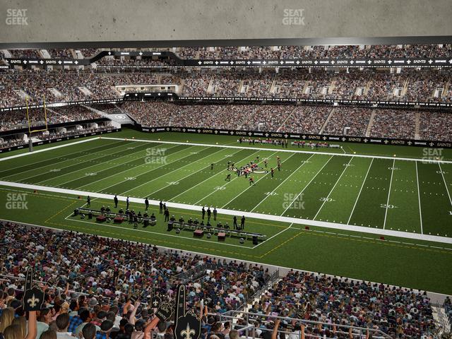 Seating view for Caesars Superdome Section Suite 365