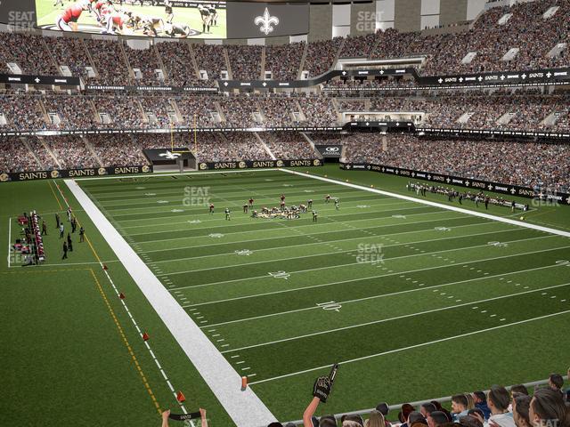 Seating view for Caesars Superdome Section 303