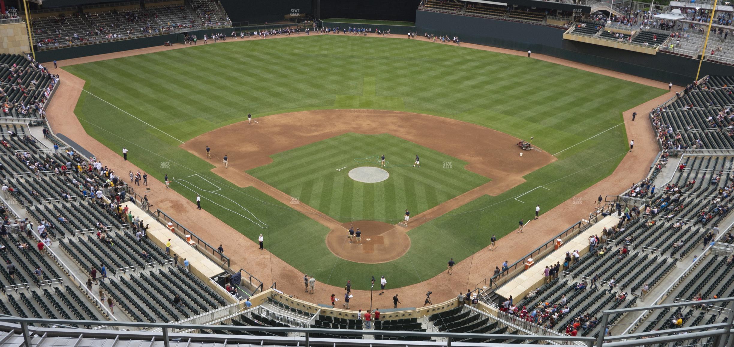 Seating view for Target Field Section 315