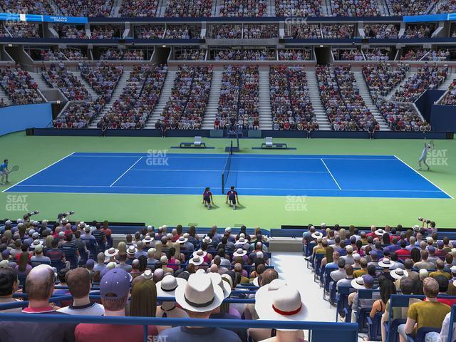 Seating view for Arthur Ashe Stadium Section Suite 112