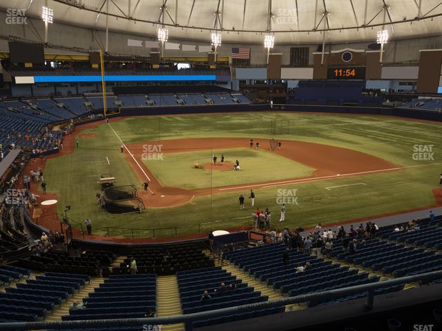 Seating view for Tropicana Field Section 206