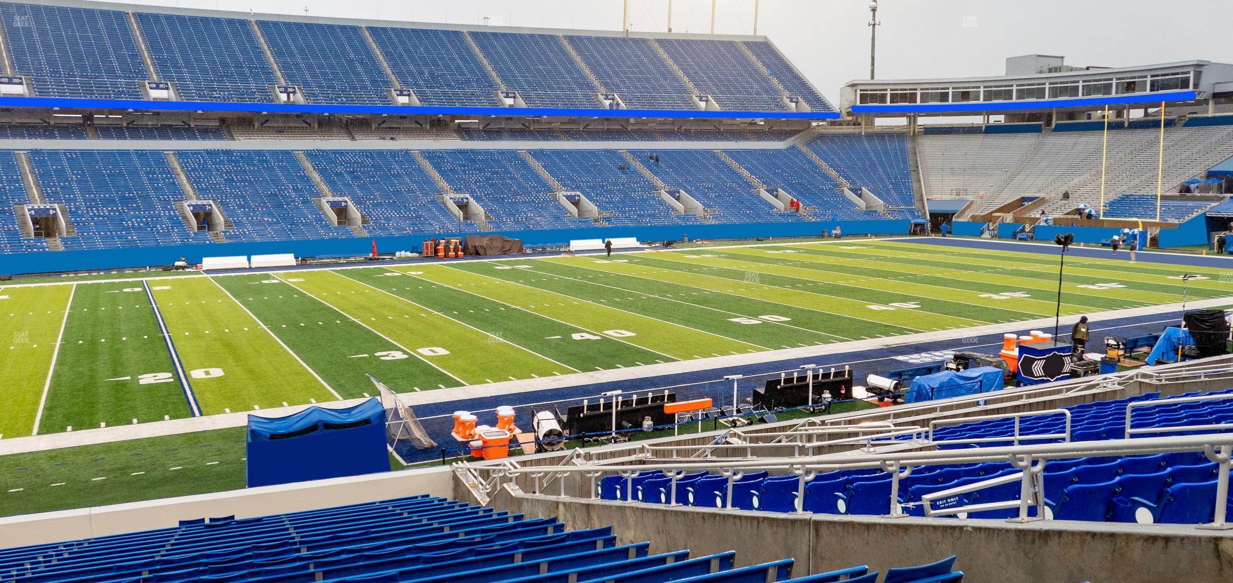 Seating view for Kroger Field Section 24