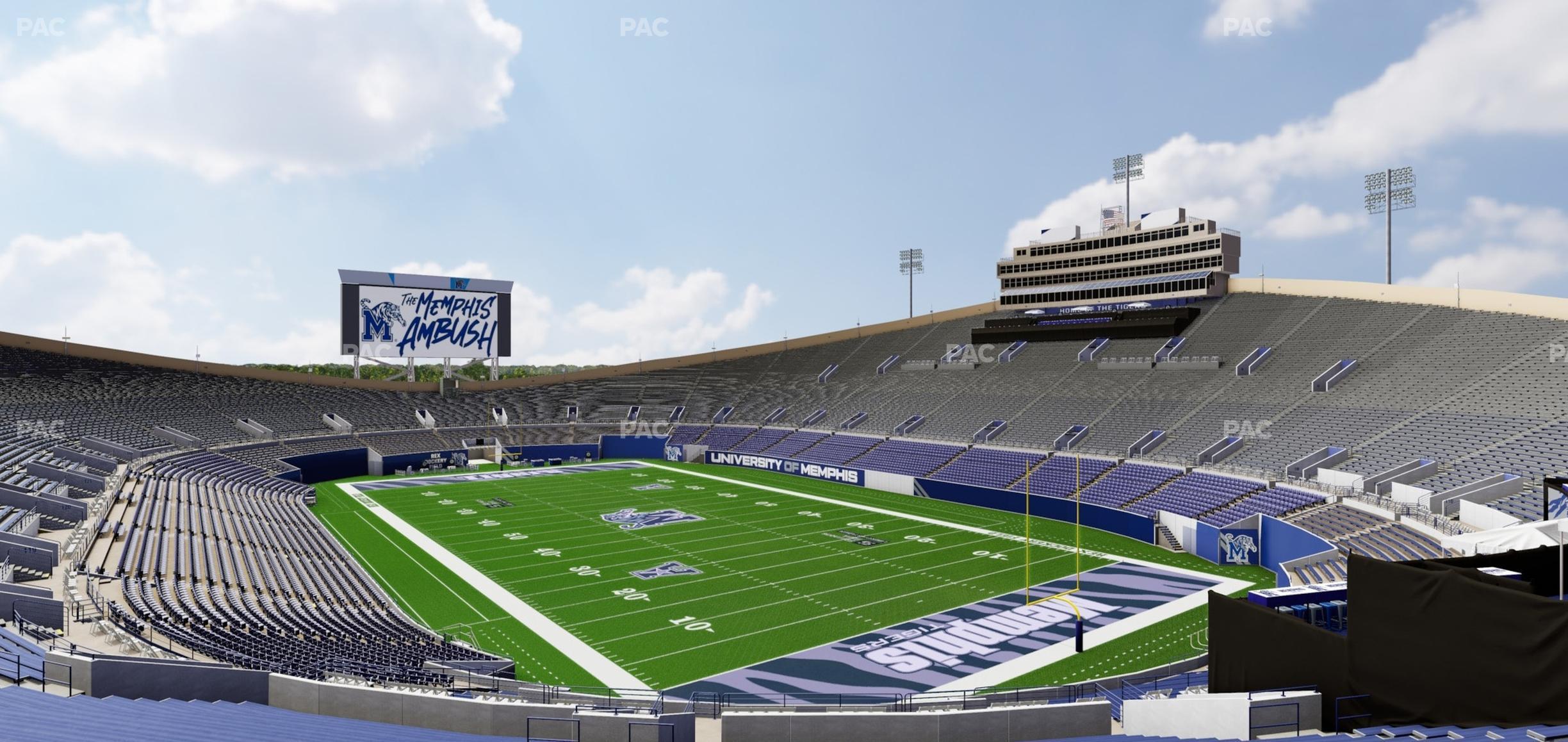 Seating view for Simmons Bank Liberty Stadium Section 115