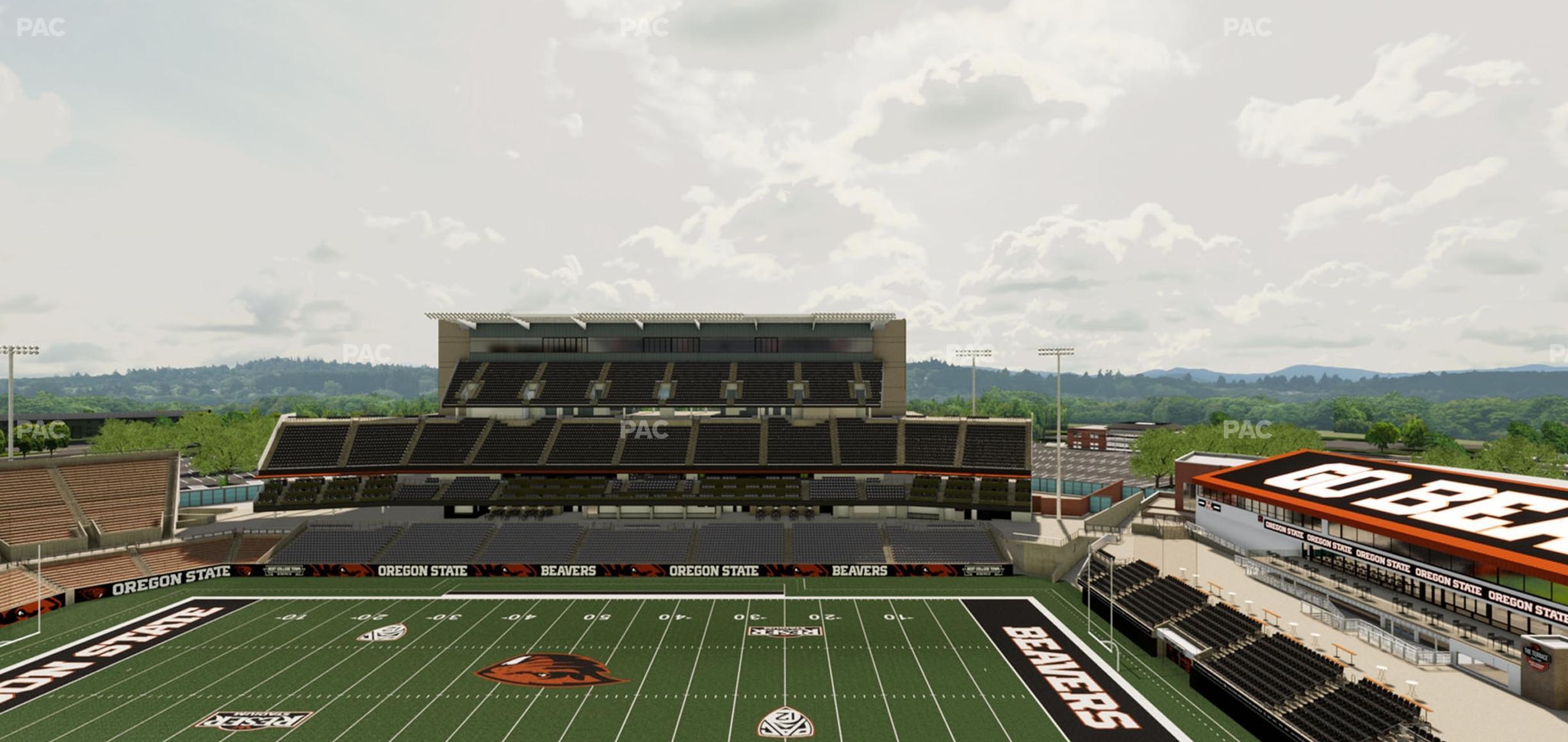 Seating view for Reser Stadium Section 217