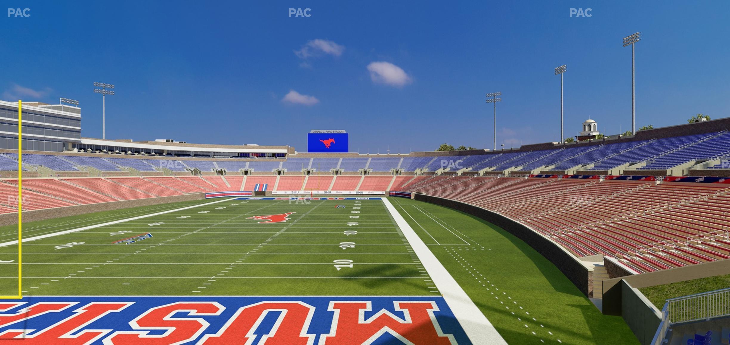 Seating view for Gerald Ford Stadium Section 230