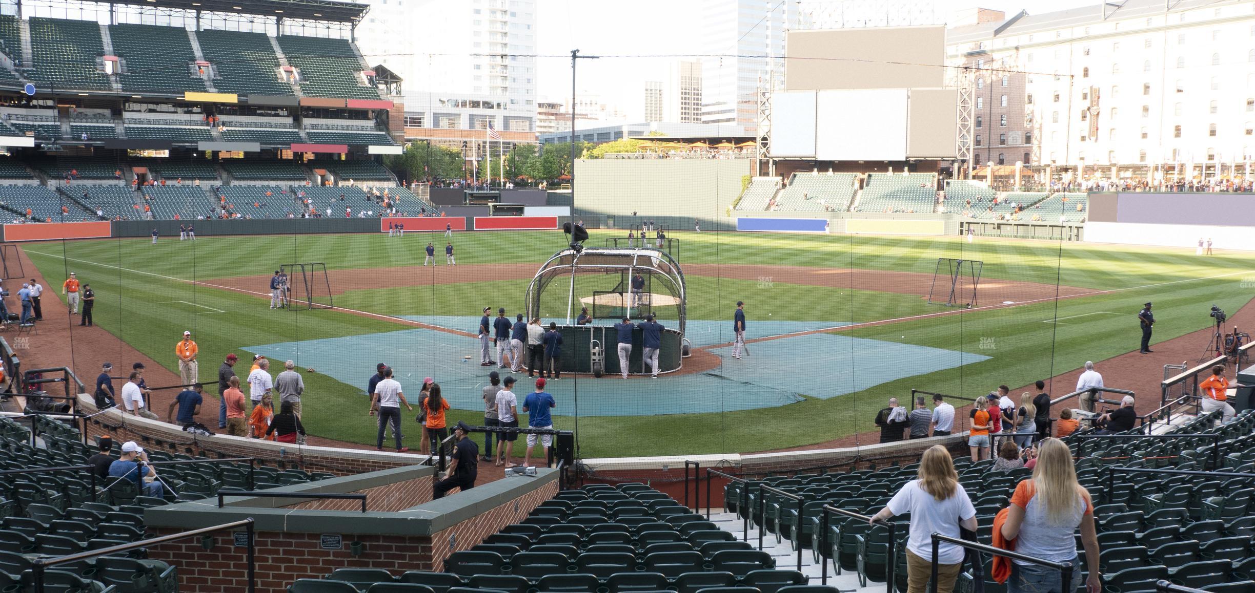 Seating view for Oriole Park at Camden Yards Section 36