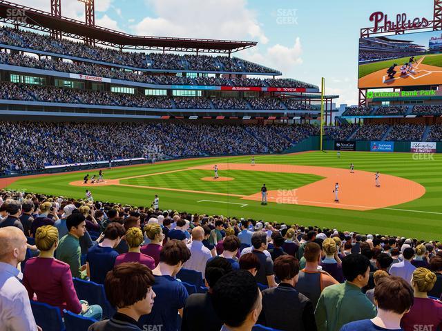 Seating view for Citizens Bank Park Section 114