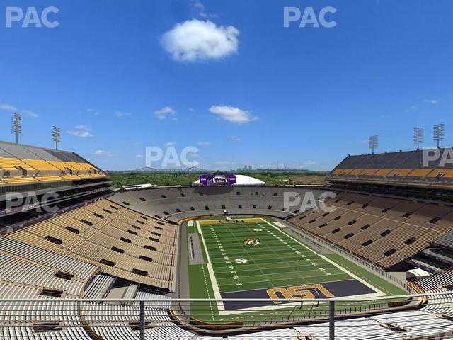 Seating view for Tiger Stadium Section Club 563