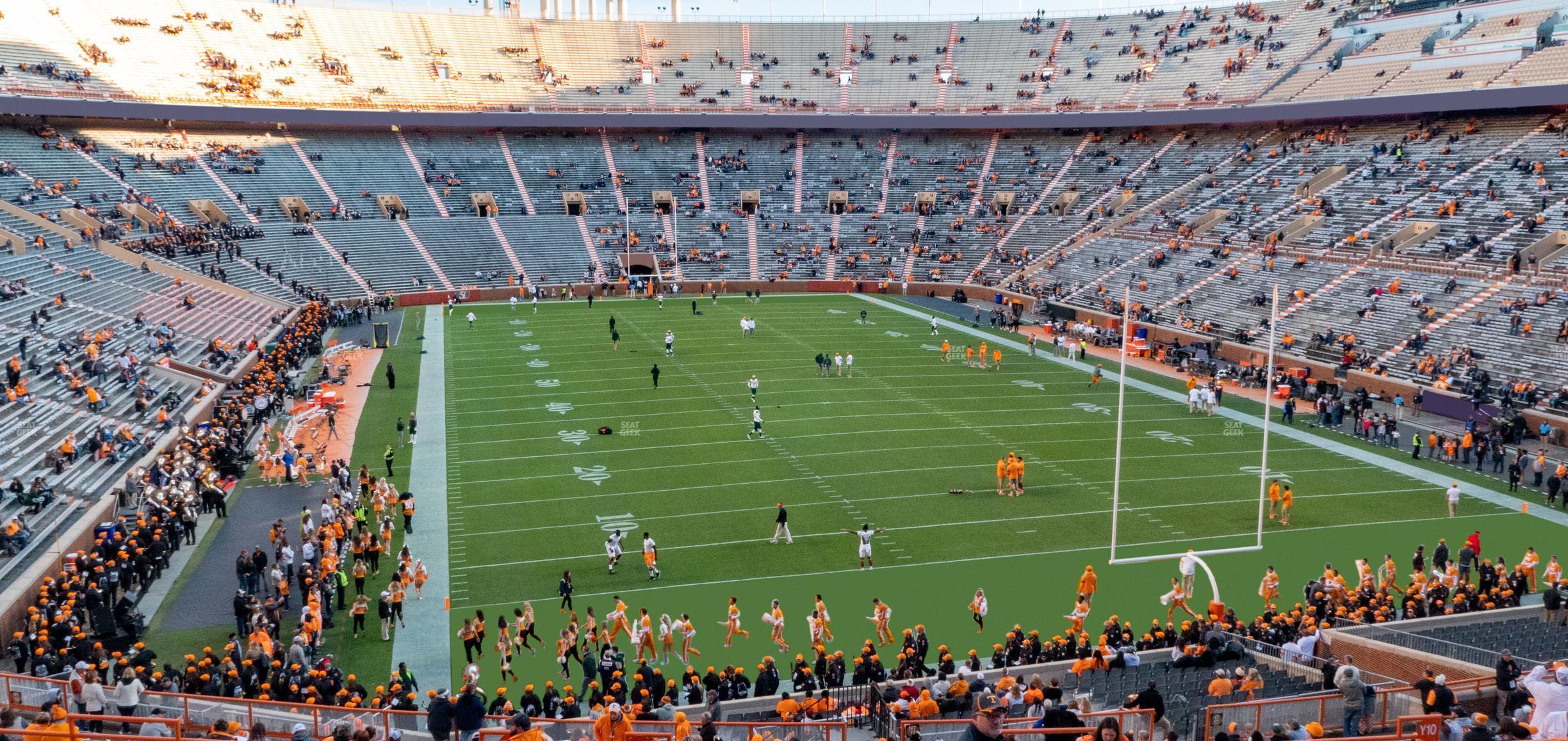 Seating view for Neyland Stadium Section Y 10