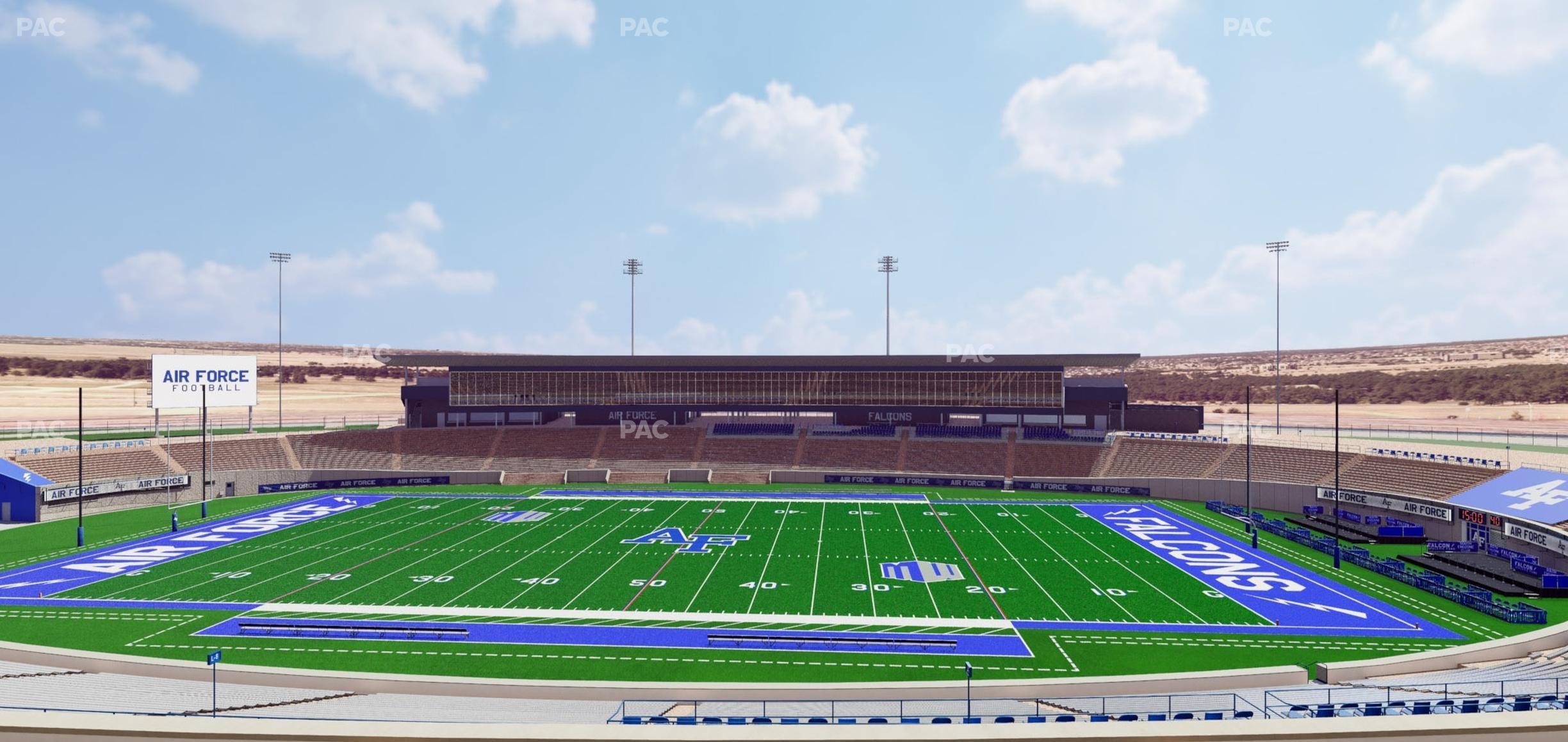 Seating view for Falcon Stadium Section M 7