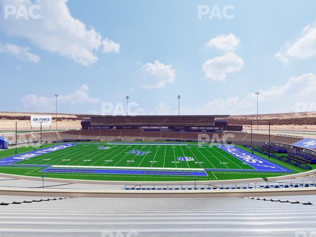 Seating view for Falcon Stadium Section M 7