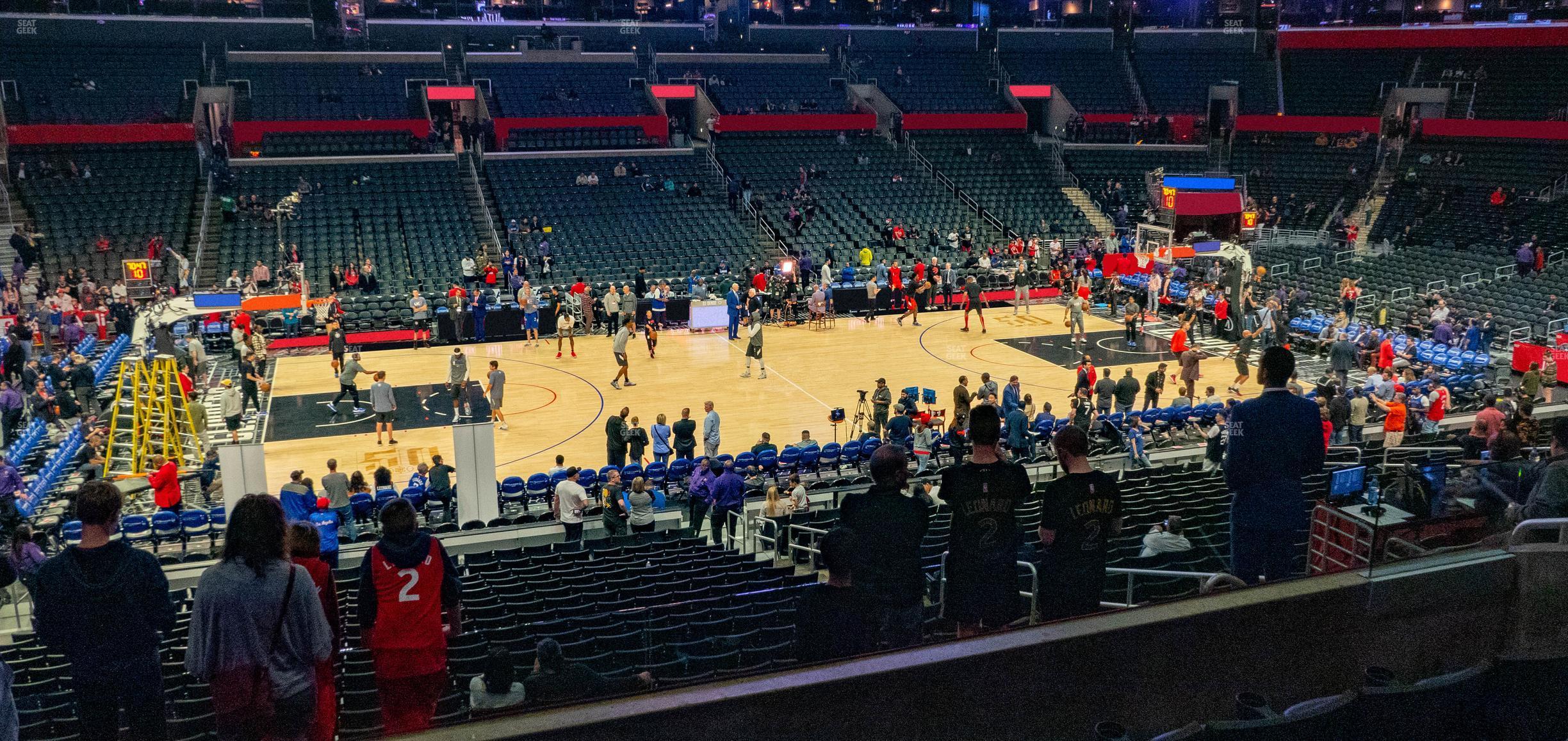 Seating view for Crypto.com Arena Section Premier 15