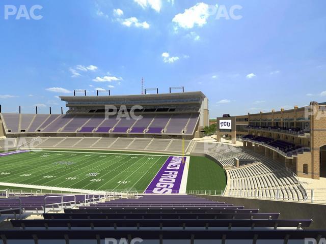 Seating view for Amon G Carter Stadium Section 201