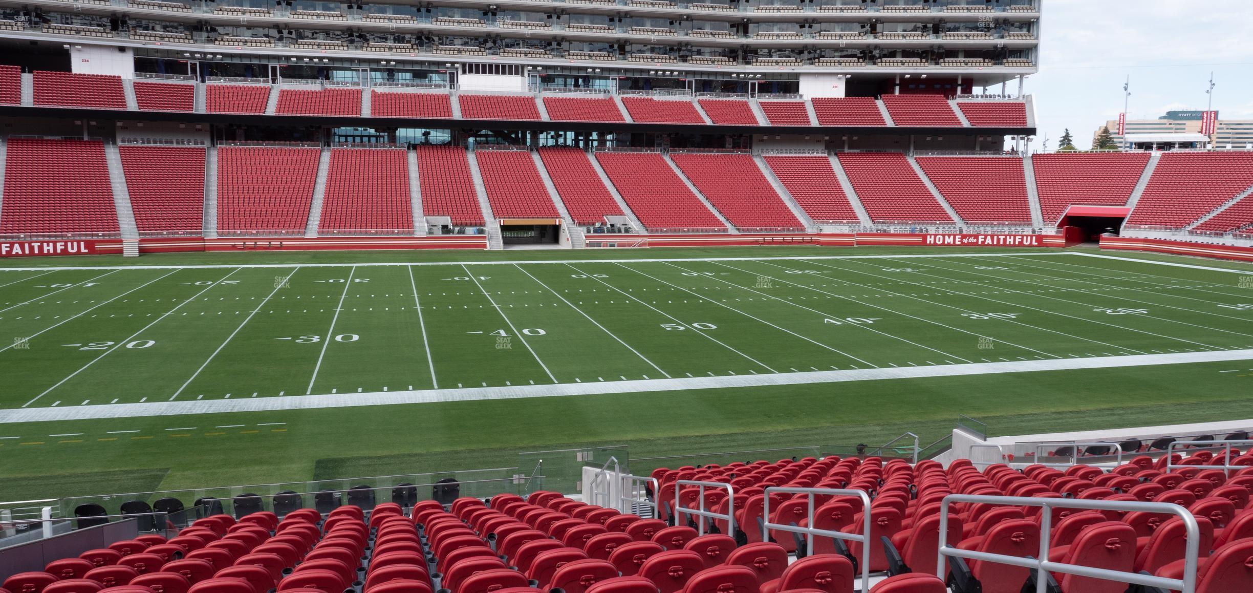 Seating view for Levi's Stadium Section C 117