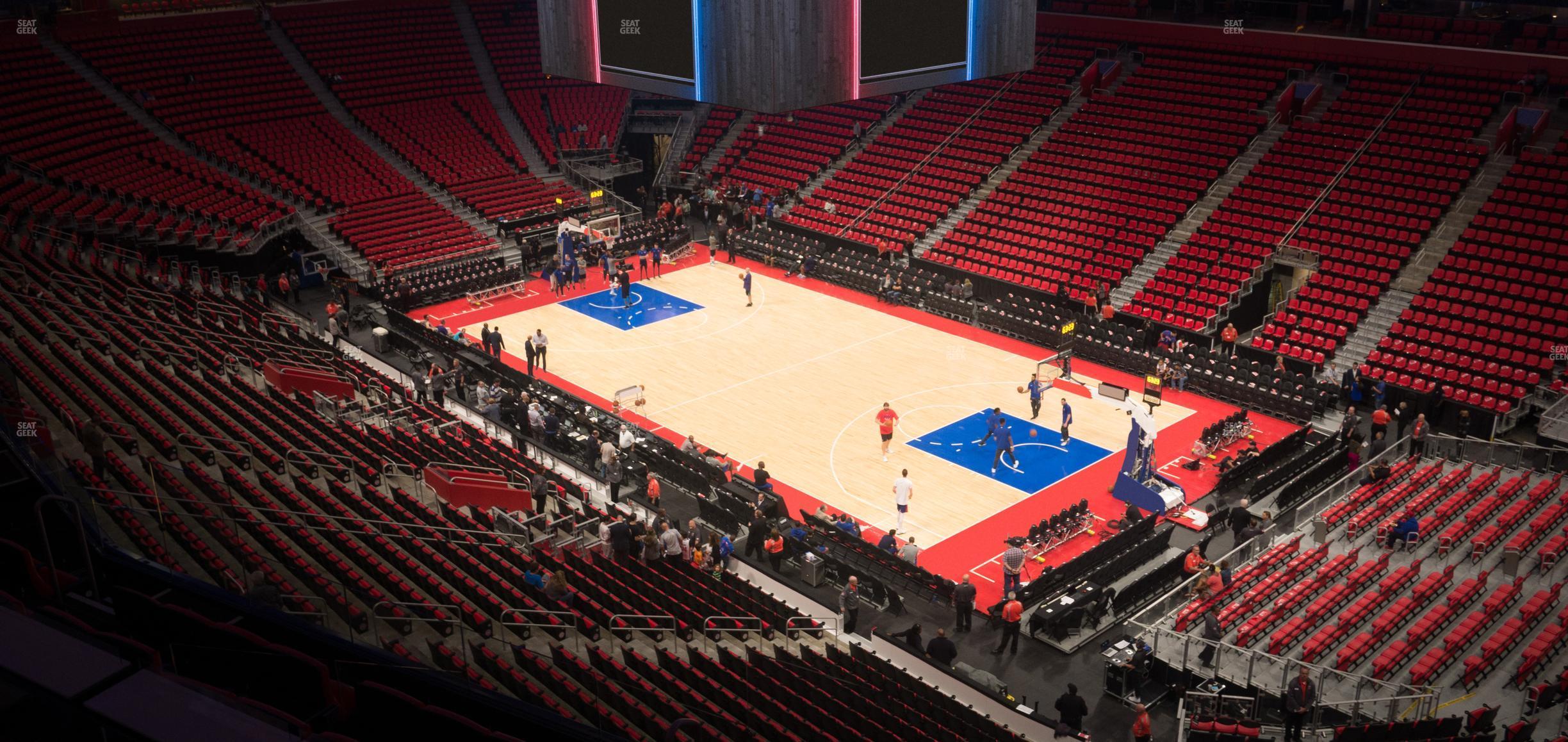 Seating view for Little Caesars Arena Section Mezzanine 23