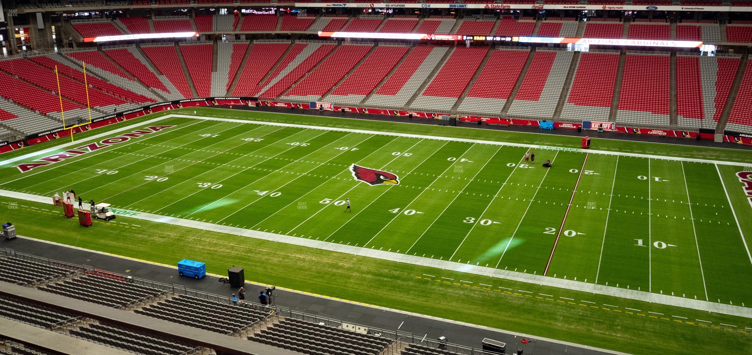 Seating view for State Farm Stadium Section Ring Of Honor 409