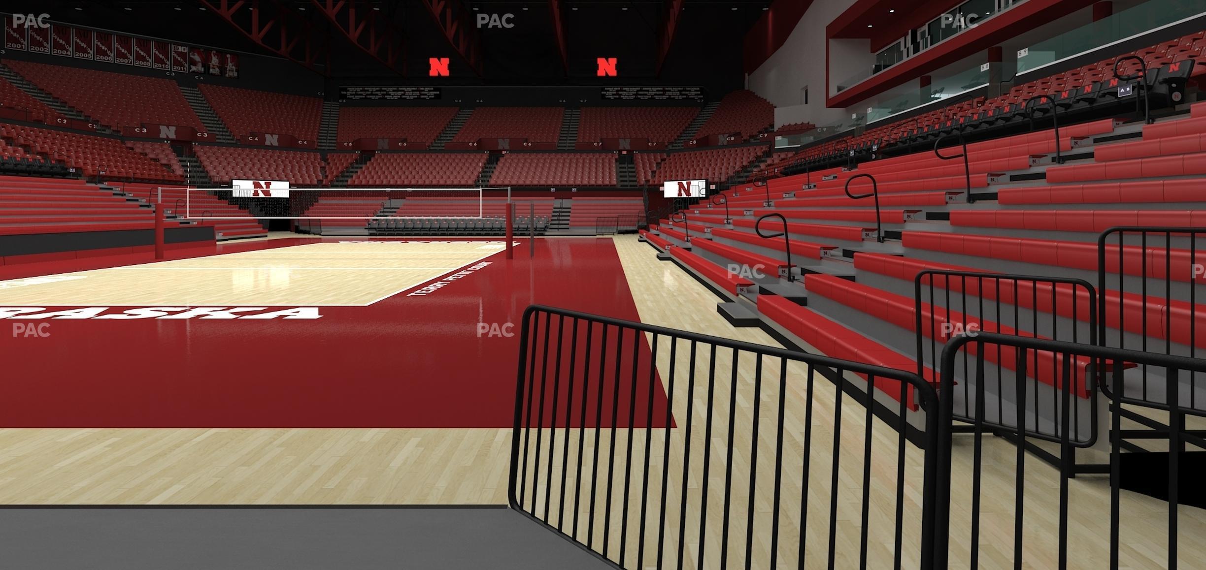 Seating view for Bob Devaney Sports Center Section A 10