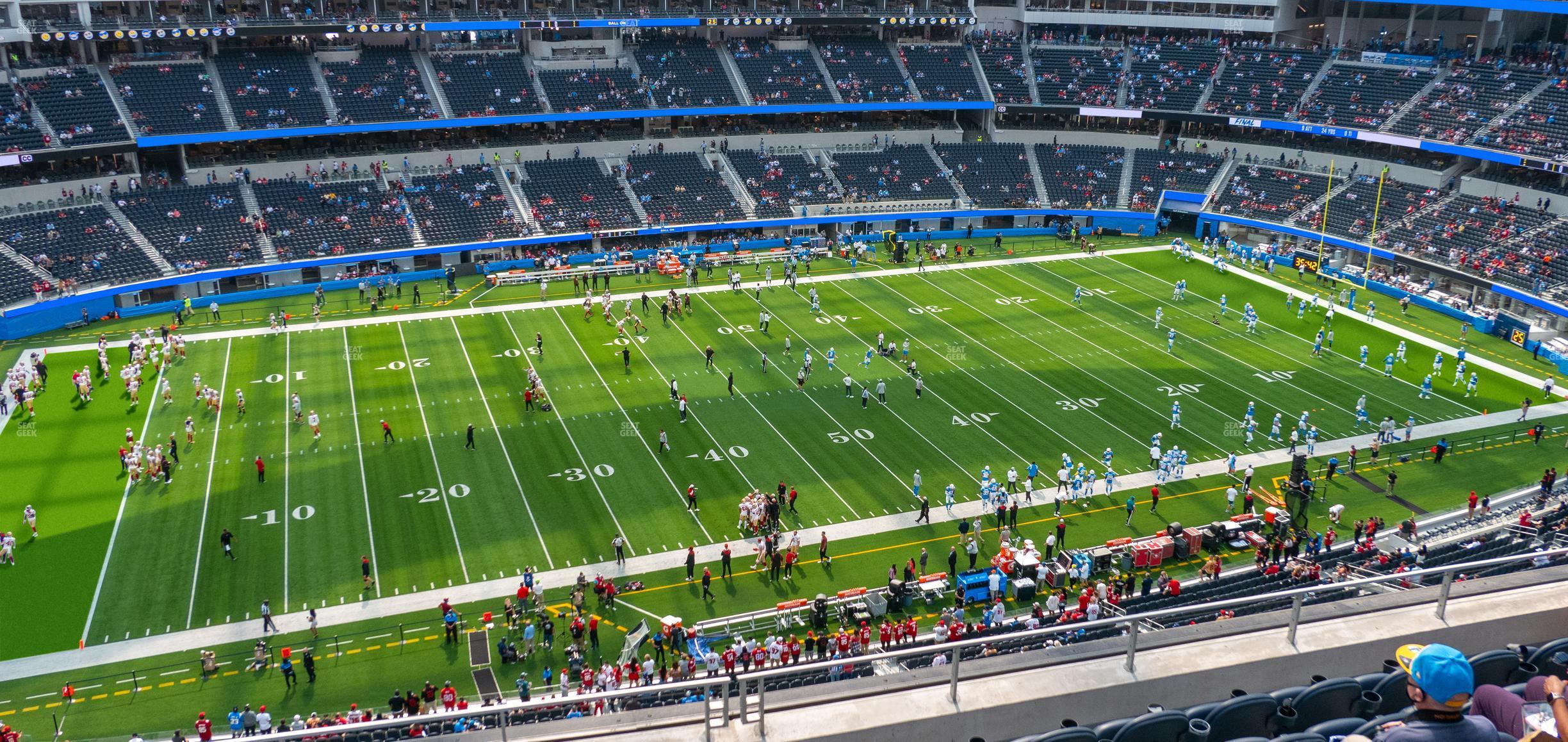 Seating view for SoFi Stadium Section 347