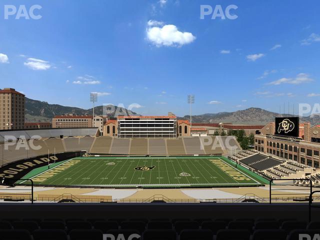 Seating view for Folsom Field Section 571