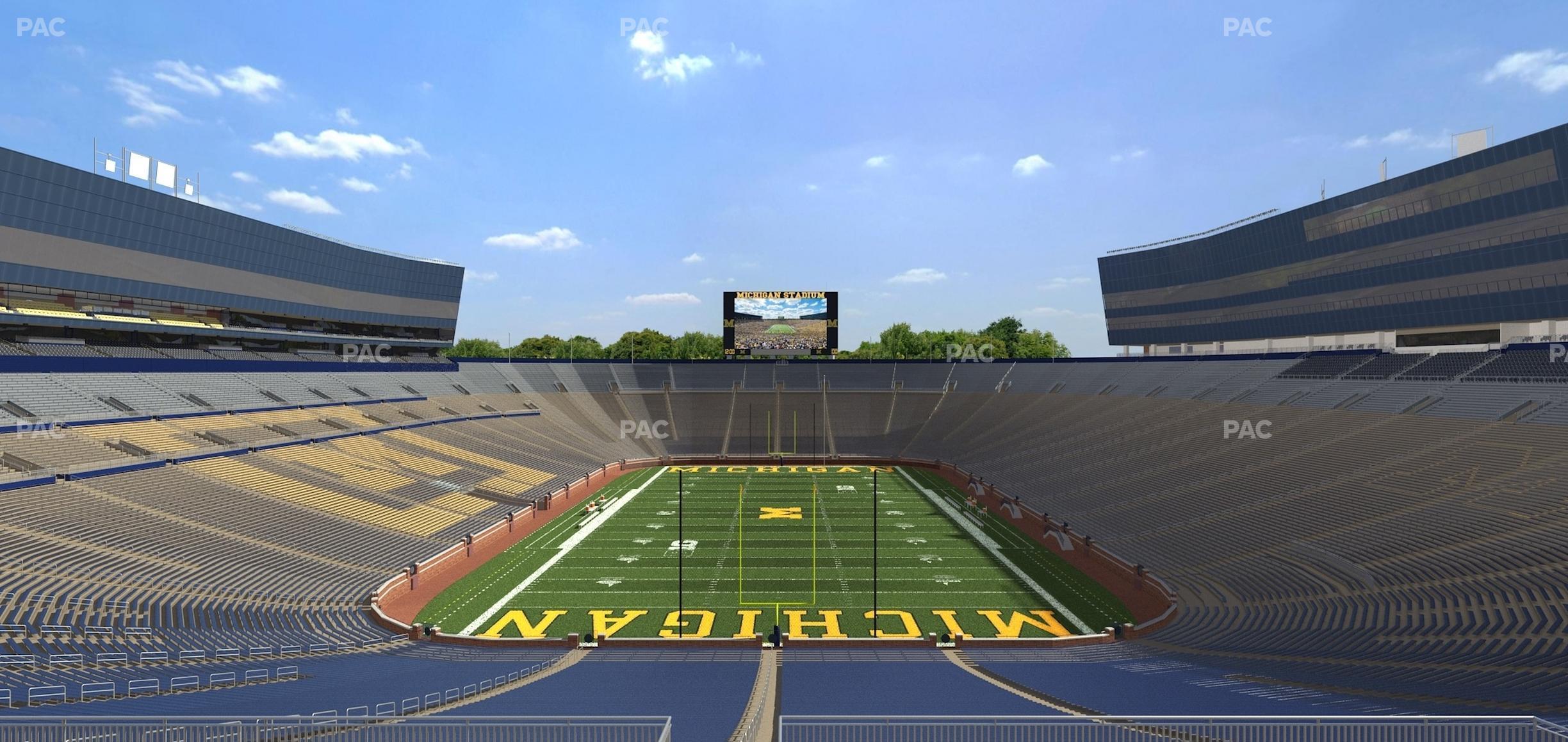 Seating view for Michigan Stadium Section 34