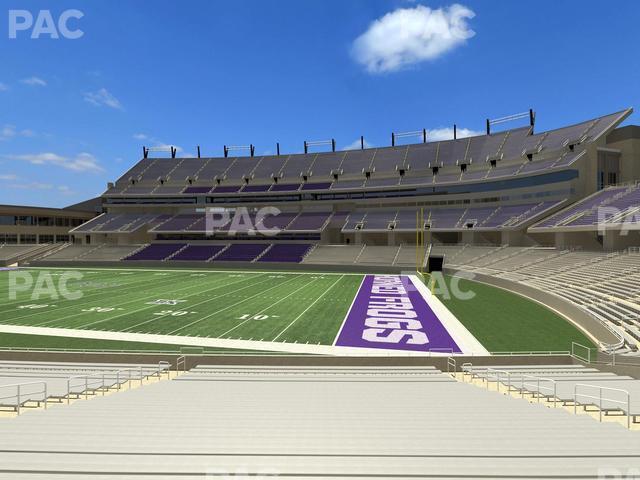 Seating view for Amon G Carter Stadium Section 121