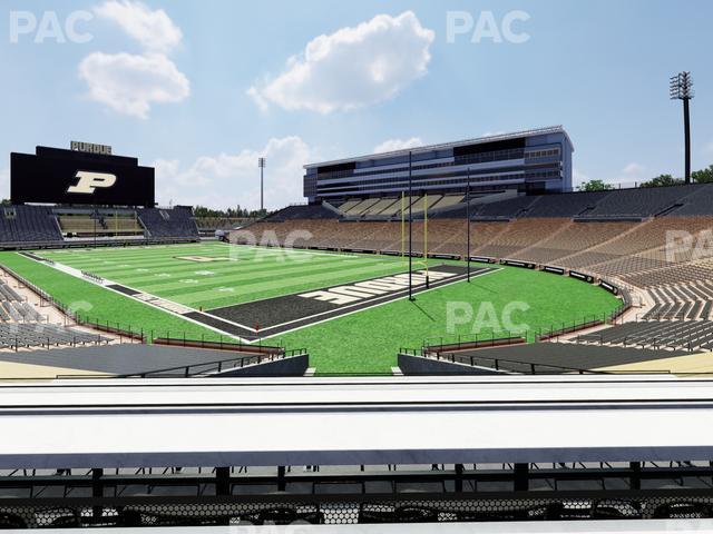 Seating view for Ross Ade Stadium Section The Rail Yard