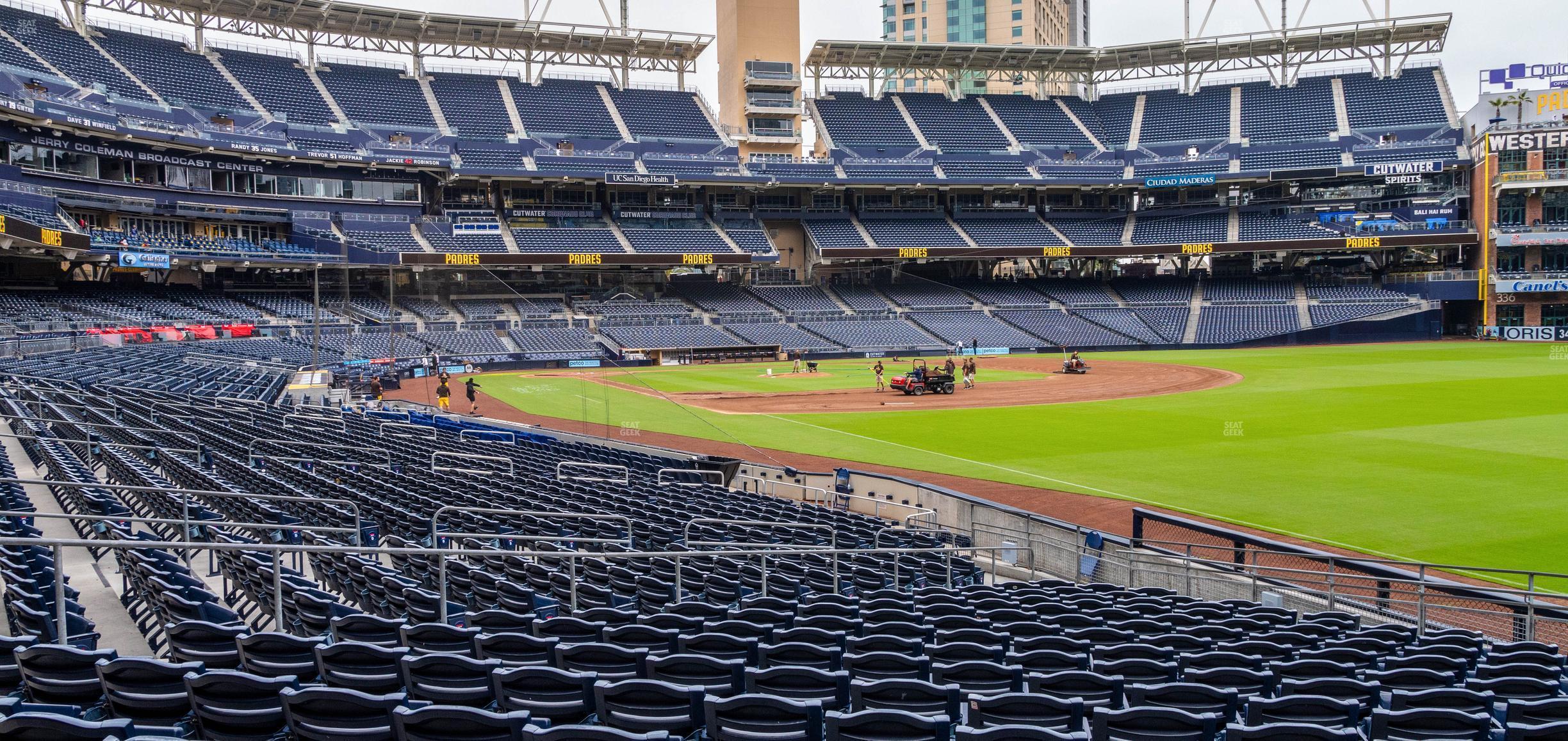 Seating view for Petco Park Section 121