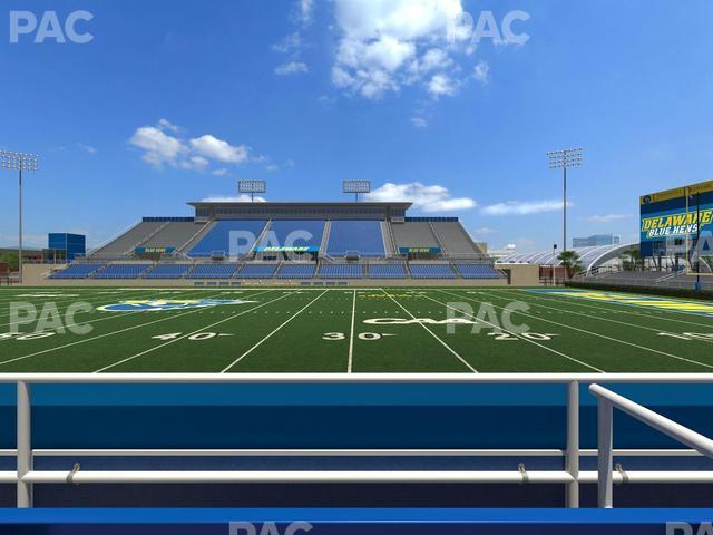 Seating view for Delaware Stadium Section East Box 66