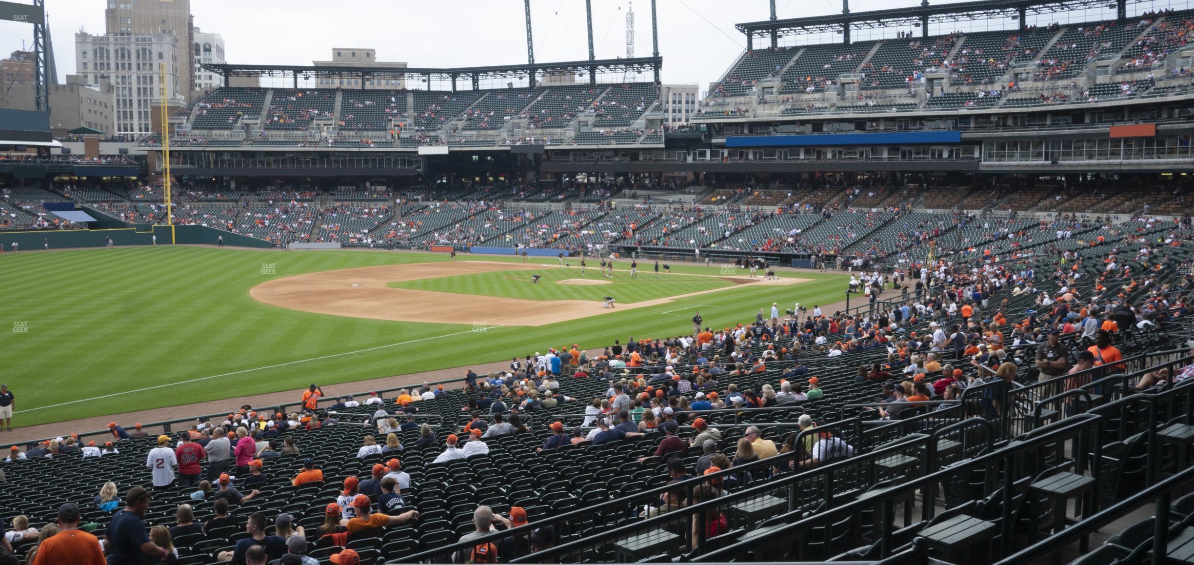 Seating view for Comerica Park Section 140