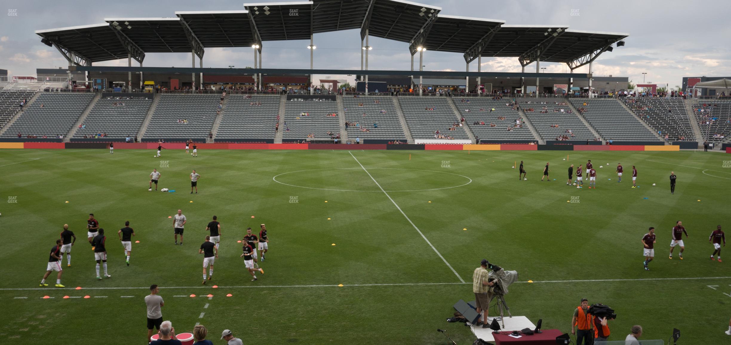 Seating view for Dick's Sporting Goods Park Section 129