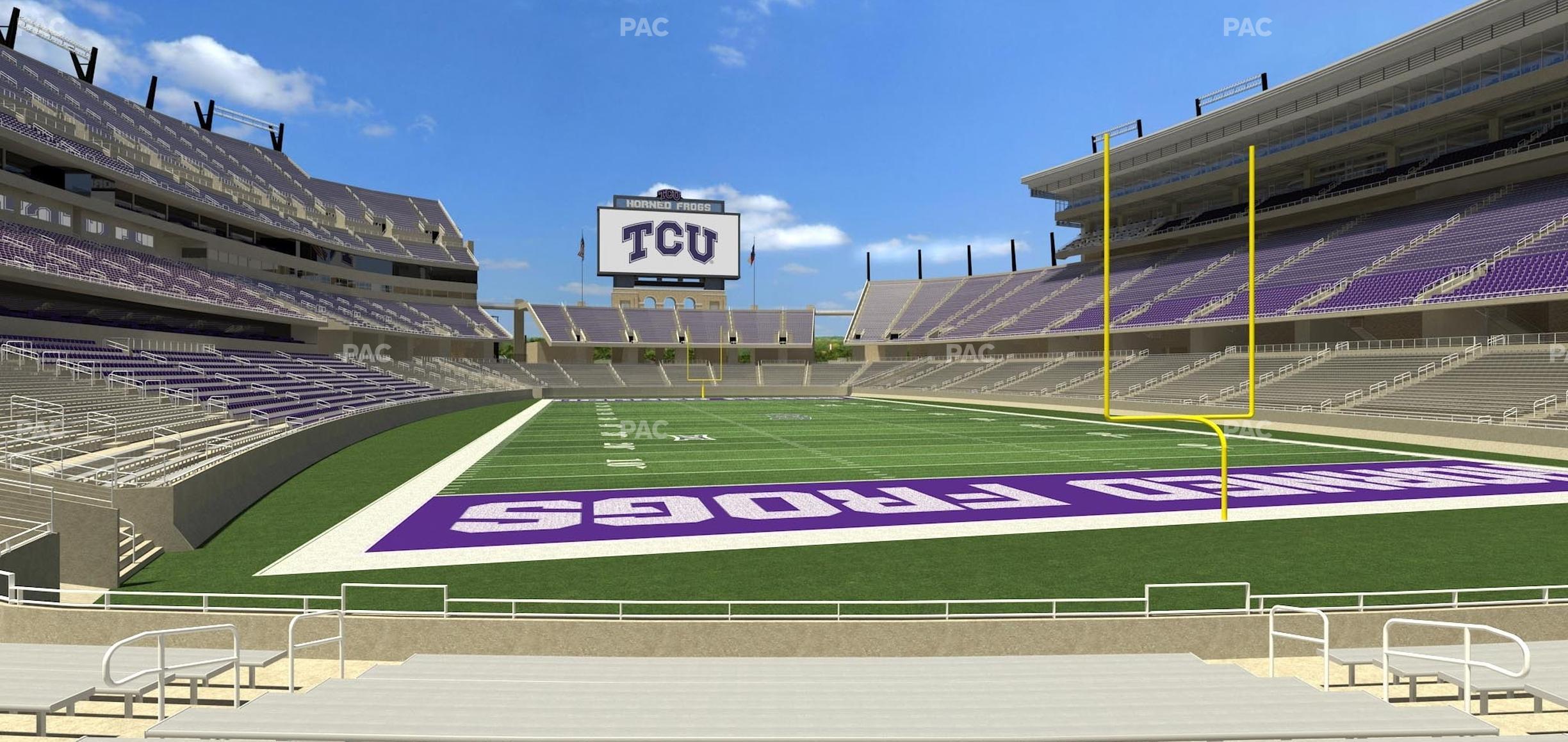 Seating view for Amon G. Carter Stadium Section 135