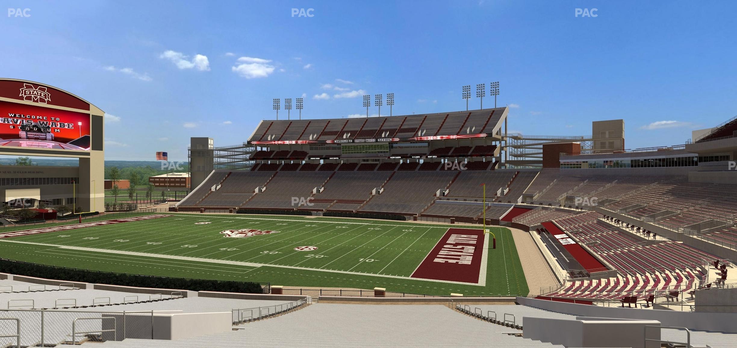 Seating view for Davis Wade Stadium Section State Level Suite 17