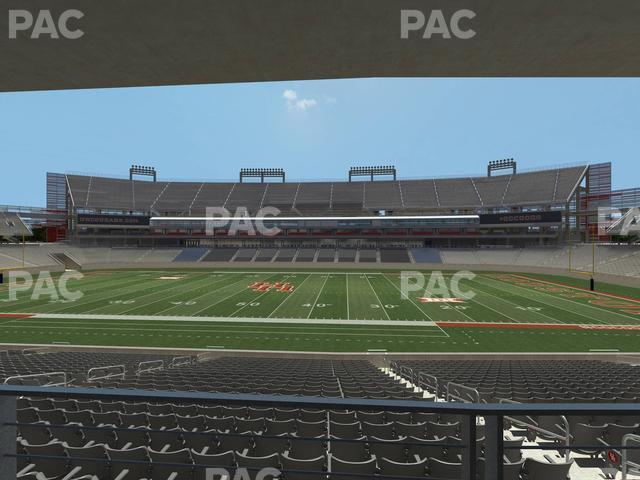 Seating view for TDECU Stadium Section 128