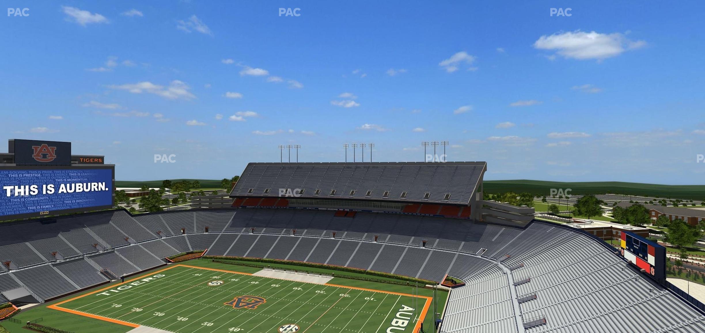 Seating view for Jordan-Hare Stadium Section 113