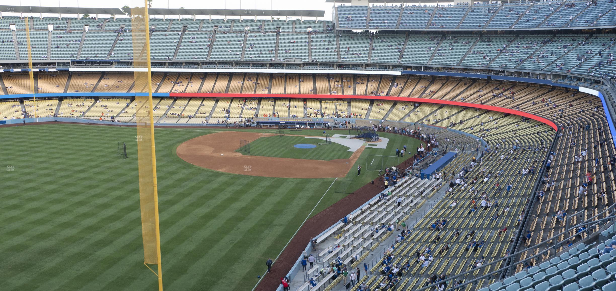 Seating view for Dodger Stadium Section 55 Rs