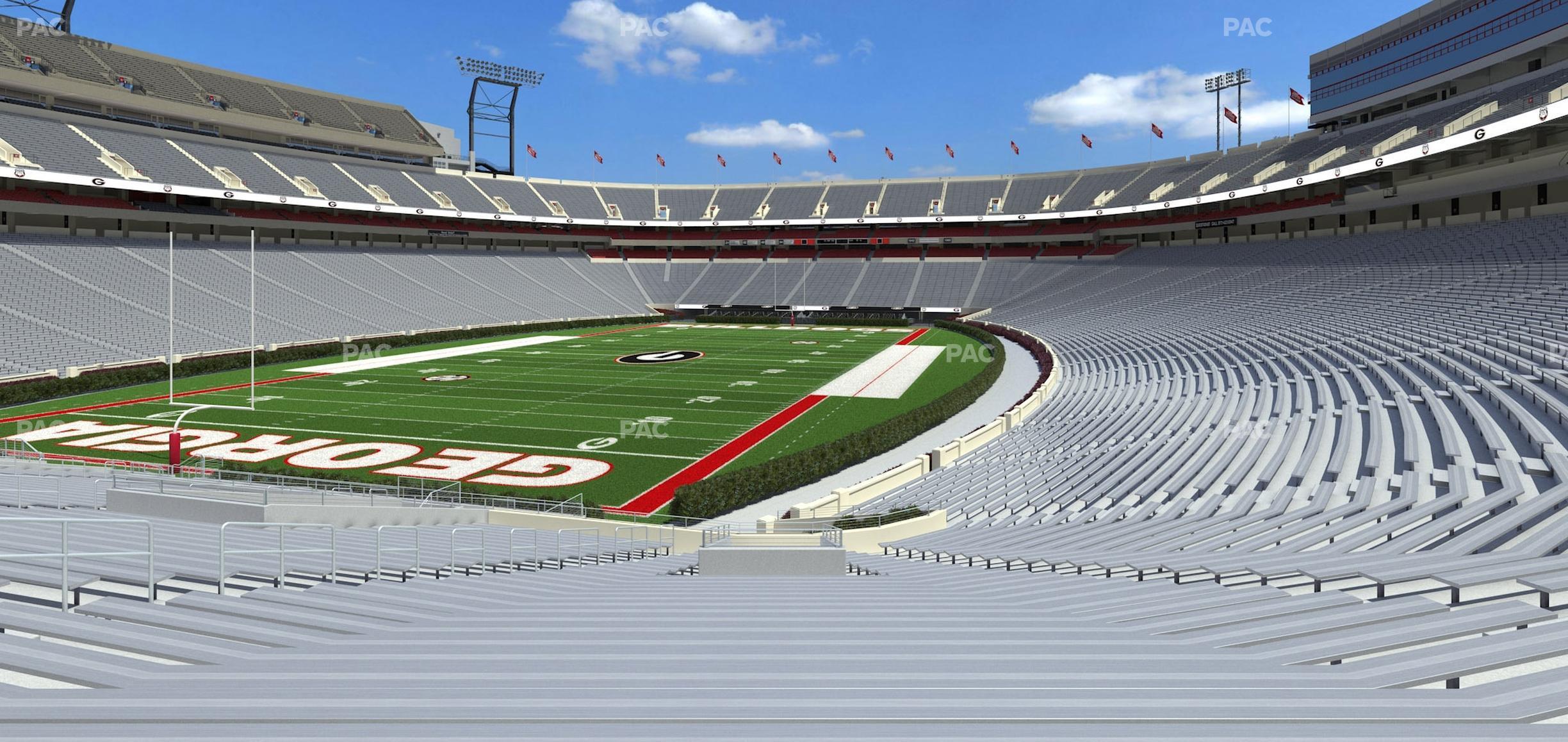 Seating view for Sanford Stadium Section 138