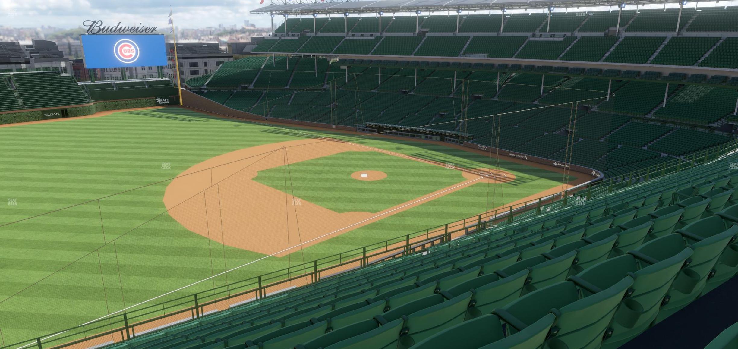 Seating view for Wrigley Field Section 307 Left