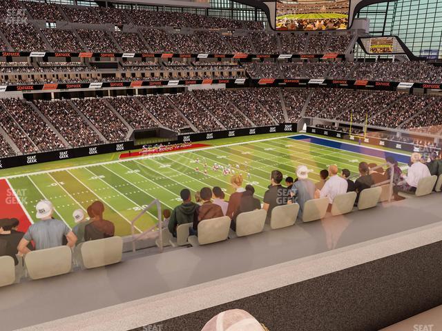 Seating view for Allegiant Stadium Section East Suite 2028