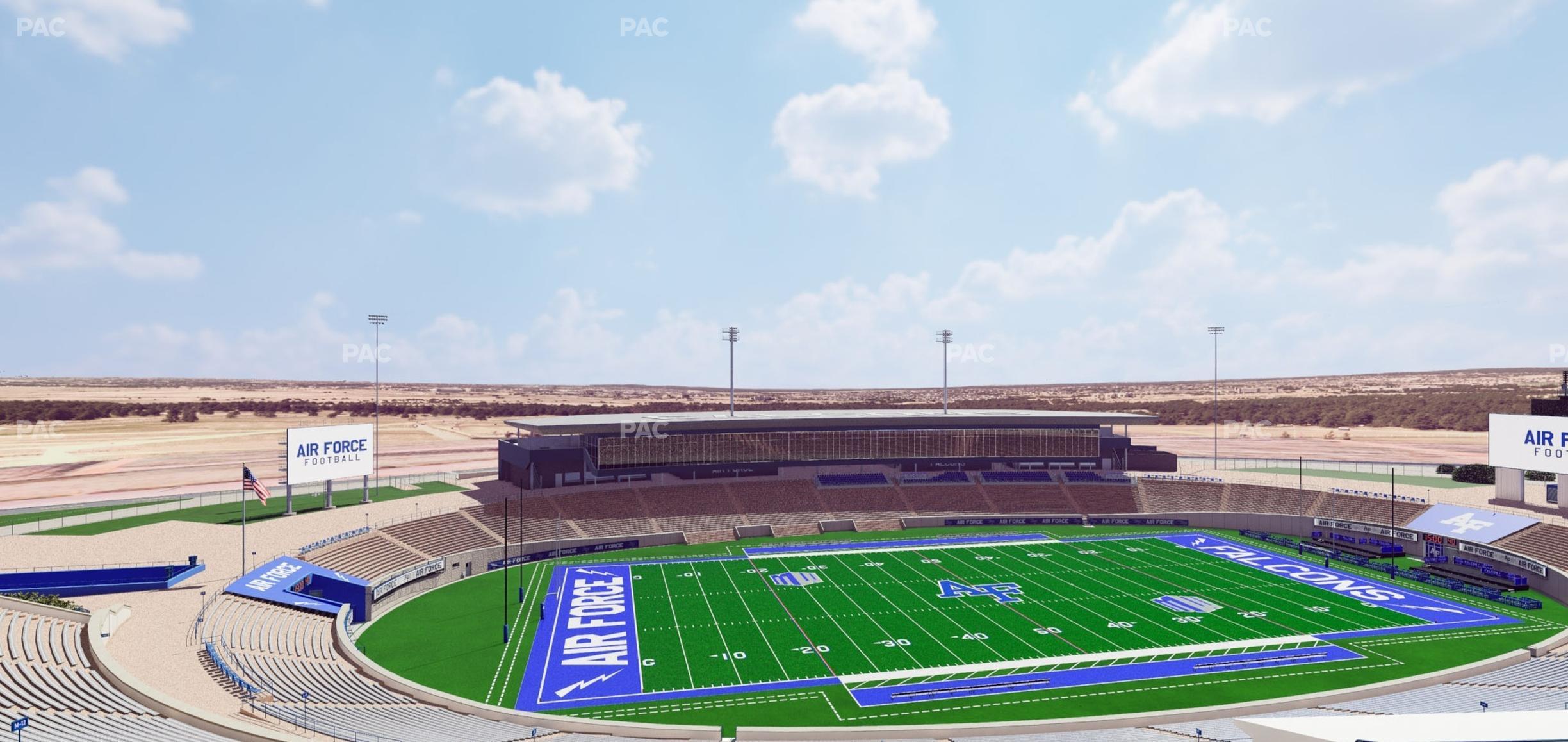 Seating view for Falcon Stadium Section U 10