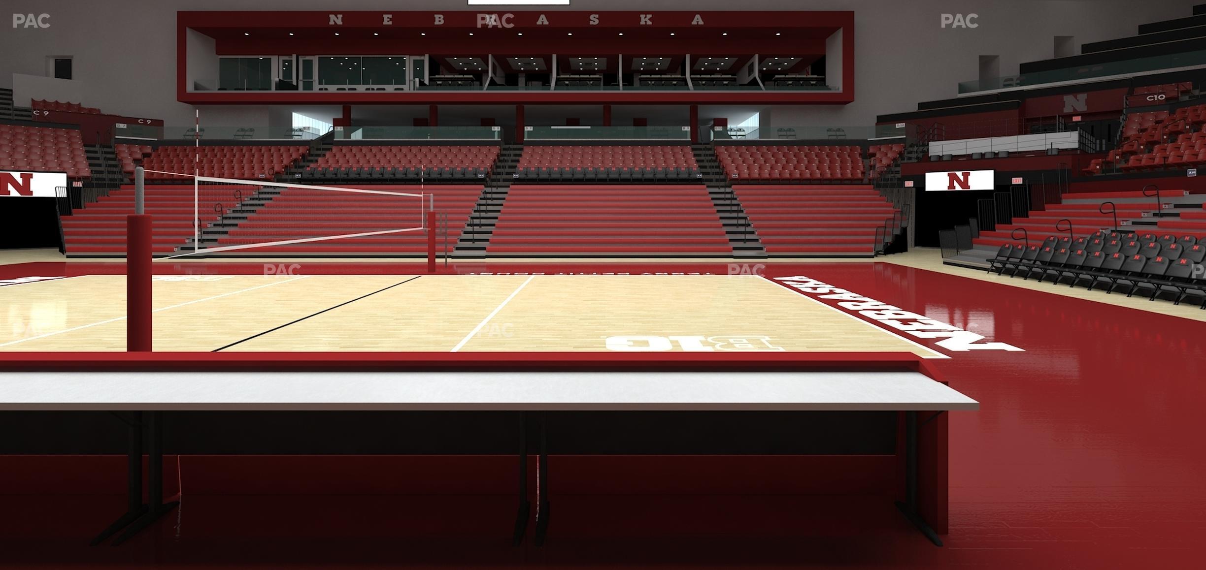 Seating view for Bob Devaney Sports Center Section A 14