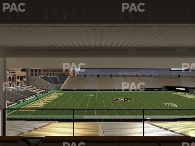 Seating view for Folsom Field Section 301