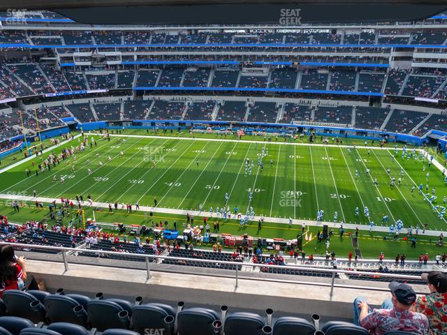 Seating view for SoFi Stadium Section 351