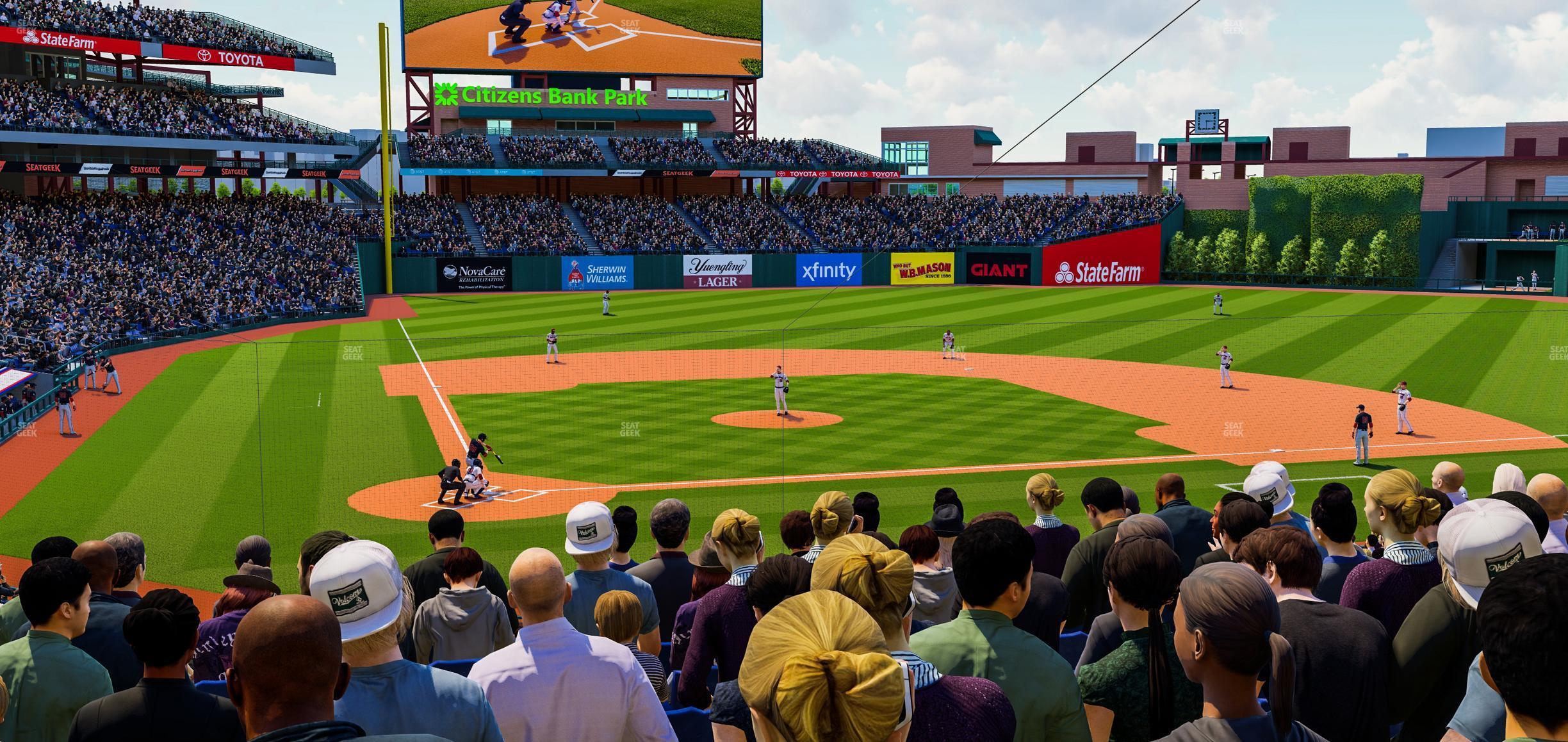 Seating view for Citizens Bank Park Section 120