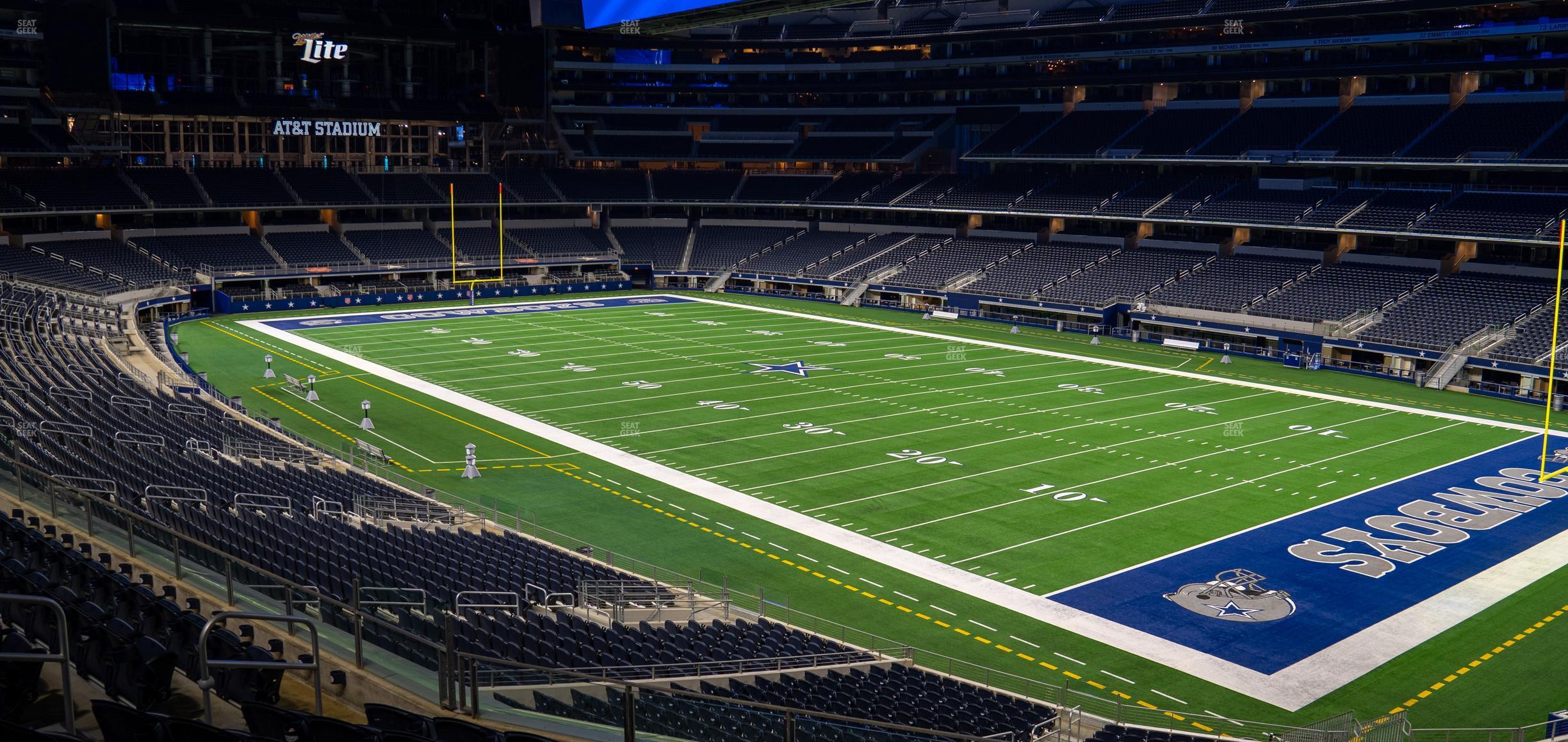 Seating view for AT&T Stadium Section 203