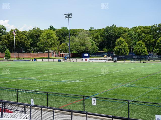 Seating view for Veterans Memorial Stadium Section Red Reserved 2