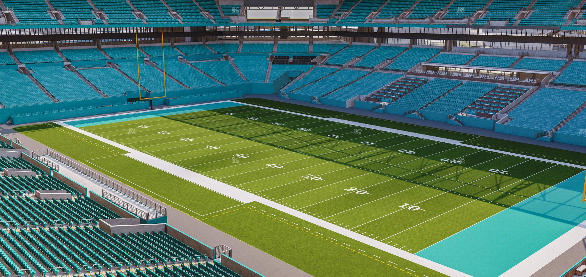 Seating view for Hard Rock Stadium Section 311 Corner Suite