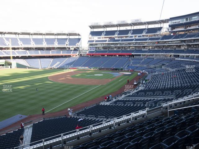 Seating view for Nationals Park Section 202