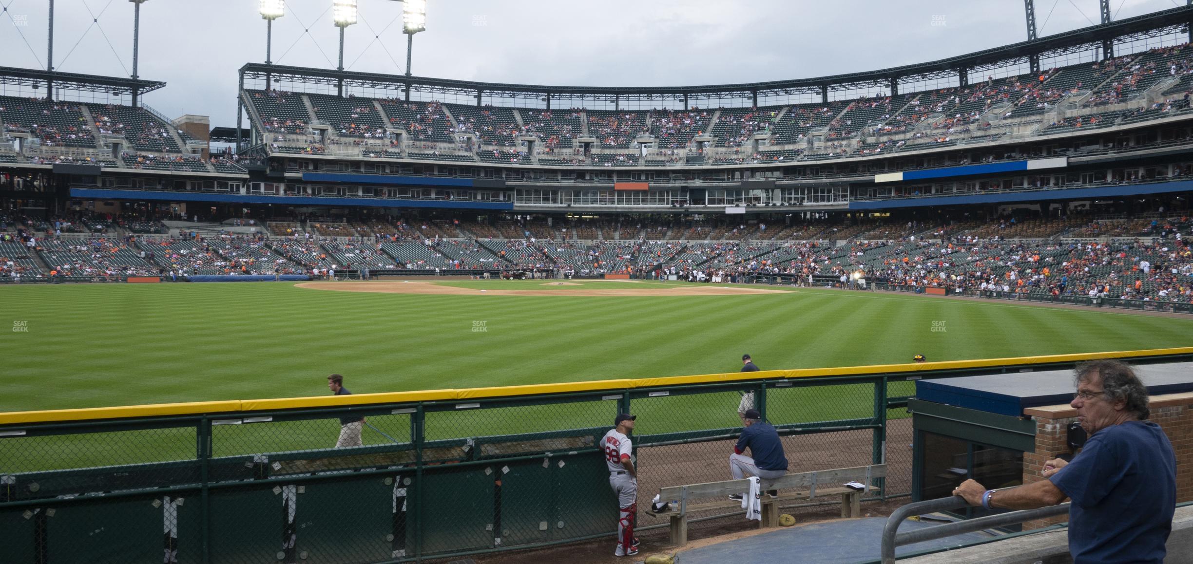 Seating view for Comerica Park Section 151