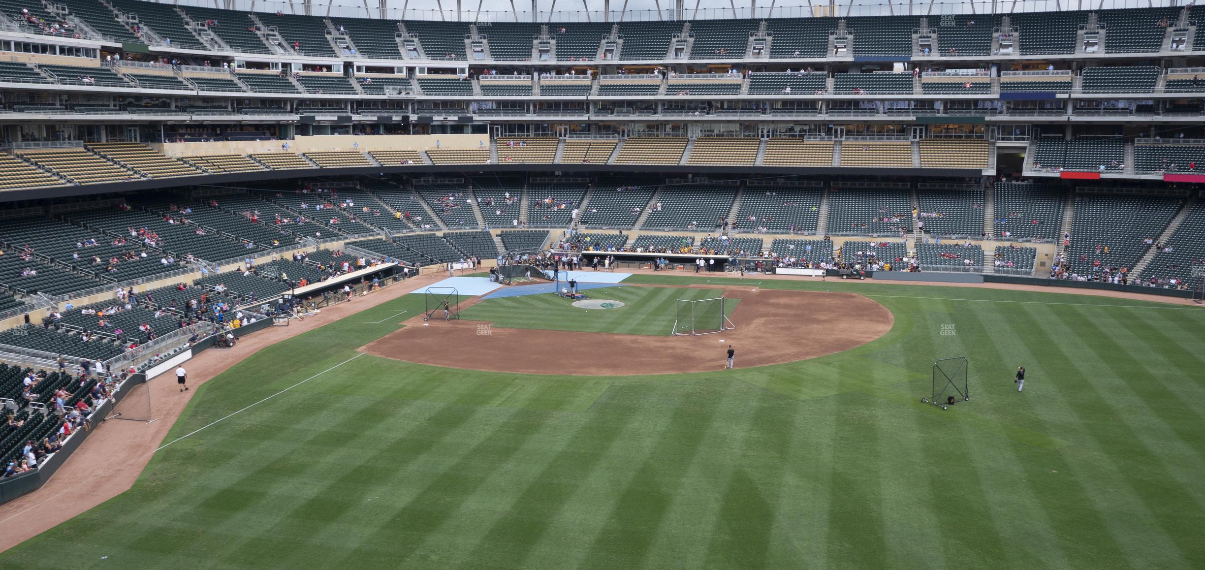 Seating view for Target Field Section 240