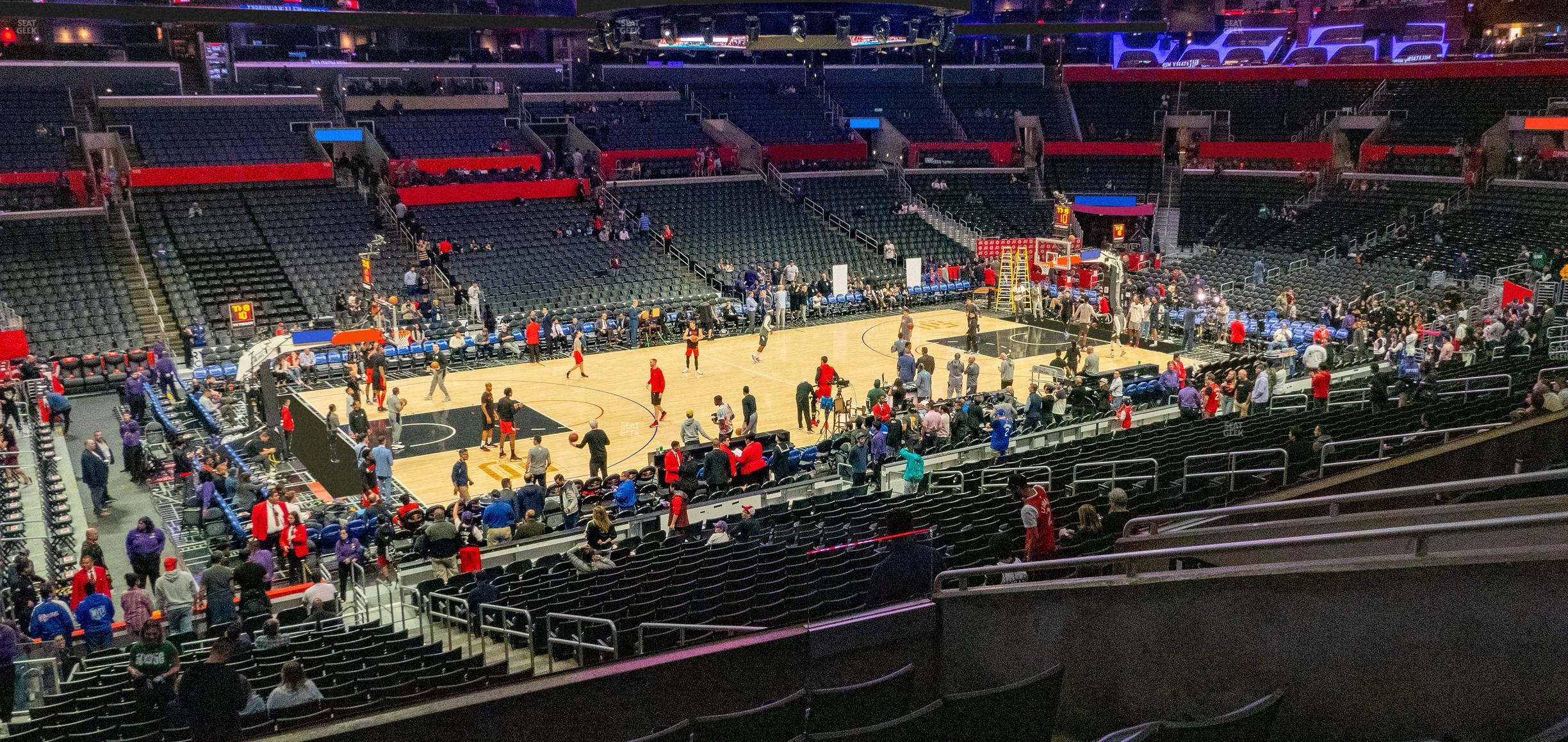 Seating view for Crypto.com Arena Section Premier 7